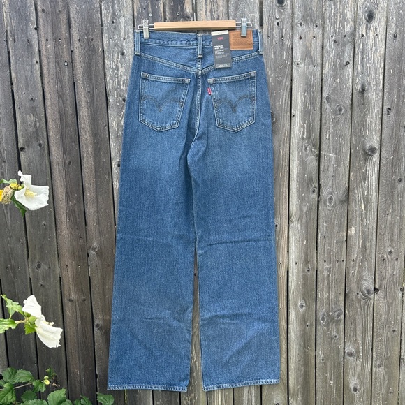 Levi's Ribcage Wide Leg Jeans size 27 - Picture 7 of 9